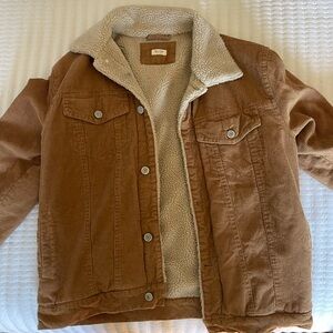 Brown corduroy jacket for Brandy Melville